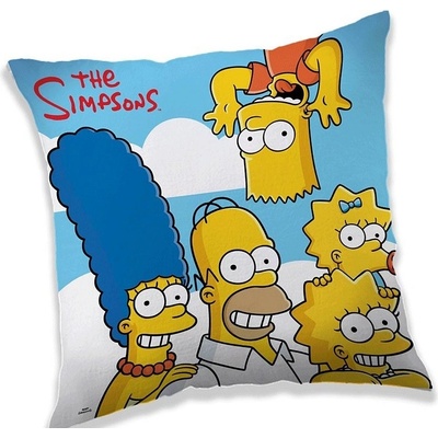 Jerry Fabrics Polštář The Simpsons family clouds 40x40 – Zbozi.Blesk.cz