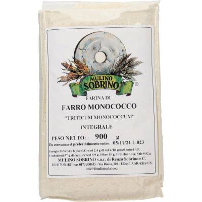 Mulino Sobrino Bio mouka z jednozrnky 0,9 kg