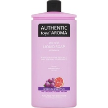 Authentic Toya Aroma Grapes & Grapefruit tekuté mýdlo náhradní náplň 600 ml