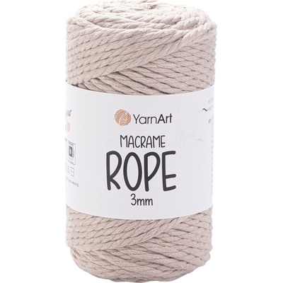 YARNART Macrame Rope 3 mm 63 m 753 Beige юта (Macrame Rope 3 mm 753)