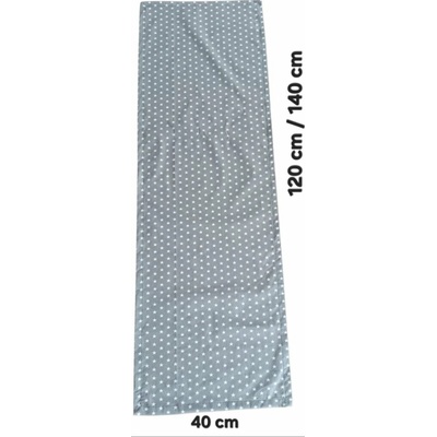 LKV Lomnice Vánoční set: Běhoun + 4 ks prostírání hvězdičky 40 x 120 cm