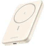 UGREEN 5000mAh магнитна безжична powerbank бежова PB560