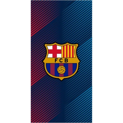 FC Barcelona osuška FC Barcelona pruhy so znakom 75 x 150 cm