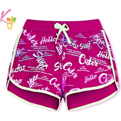 Kugo dívčí šortky růžové SD0388