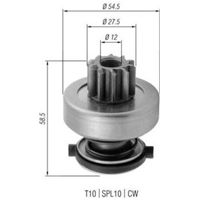 MAGNETI MARELLI Pastorek, startér 940113020376