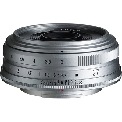 VOIGTLÄNDER Ultron 27mm / 2.0 stříbrný, Fuji X bajonet (APS-C)