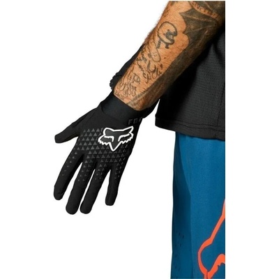 FOX Defend Glove Black/White S Велосипед-Ръкавици
