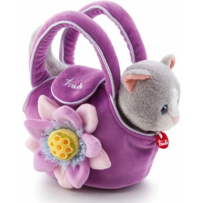 Trudi Kočka na mazlení fialová 20 cm