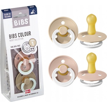 Bibs Colour kaučuk 2ks Blush nočný Vanilla nočný 110243