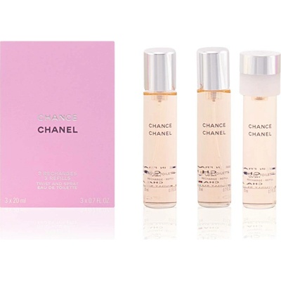 Chanel Chance EDT 3 x 20 ml dárková sada