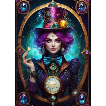 Image 1 of Bluebird Puzzle - Puzzle Violet - Steampunk Collection - 500 piese