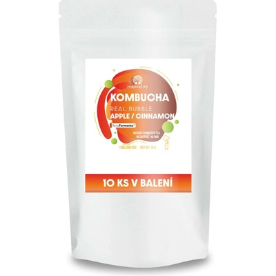 Renovality Kombucha Real Bubble Apple/Cinnamon 10 x 10 g