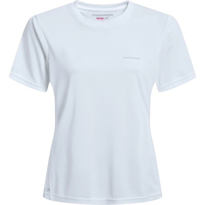 Craghoppers Дамска тениска Craghoppers Women's Nosilife Solarshield+ S/S T-Shirt - White - размер 34 (EU) (916-6676-0311)