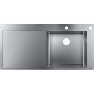 Hansgrohe - Вградена мивка S717-F450, неръждаема стомана 43307800 (43307800) Мивка за вграждане