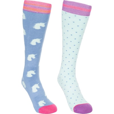 Trespass Чорапи Trespass Kids' Replicate Tube Ski Socks - Bluebell/Aqua