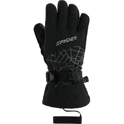 Spyder Overweb chlapčenské lyžiarske rukavice Black