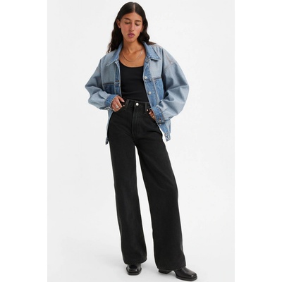 Levis Ribcage Wide Leg A6081-0001 Čierna