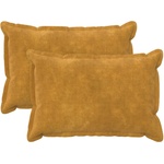 vidaXL Калъфка за възглавница 2 pcs HOUTEN Жълто 40 x 60 cm (917568)