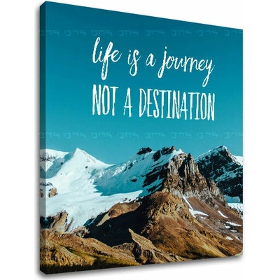 Motivačný obraz na stenu o živote_002 - 30x30 cm