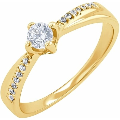 Eppi Zásnubný prsteň s lab grown diamantmi Sanely RE41764