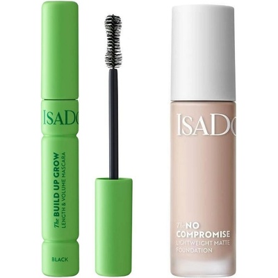 IsaDora Сет Изящен грим Isadora Спирала Black The Build Up Grow § Матиращ фон дьо тен No Compromise