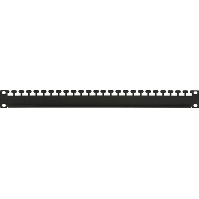 MIRSAN MR. TUP80.01 : : Кабелен органайзер, 1U, за 19" сървърен шкаф с D = 800mm (MR.TUP80.01)