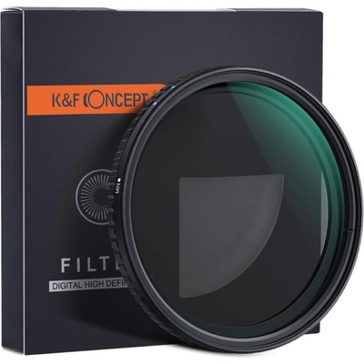 K& F Concept 82мм Nano-X VARIABLE FADER филтър NDX, ND8~ND128
