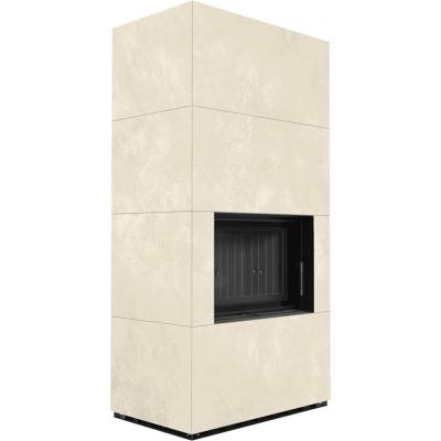 Kratki FLOKI BOX 8 kW průměr 160 křemenný sintr OXIDE BIANCO černá Thermotec