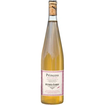 Pivnica Čajkov Pesecká Leánka Princess suché biele 2024 11% 0,75 l (čistá fľaša)