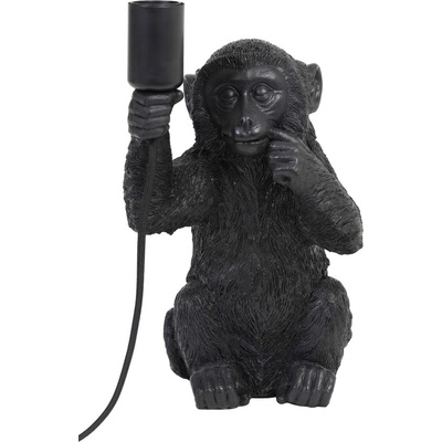 Light & Living Черна настолна лампа (височина 34 cm) Monkey - Light & Living (1851620)