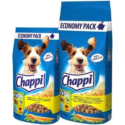 Chappi s hydinou a zeleninou 22,5 kg