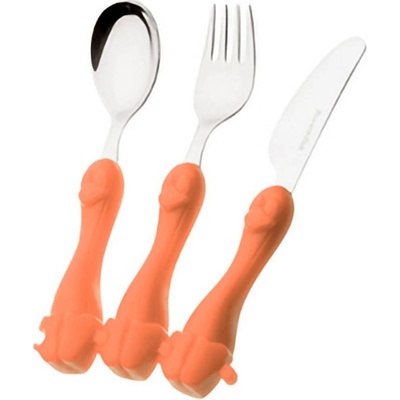 Pingo příbor dětský oranžový 3 ks