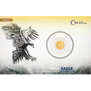 Česká mincovna Zlatá mince Orel 2024 stand 1/25 oz