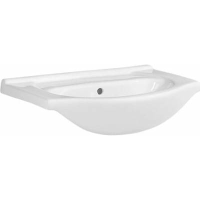 Aqualine SIMPLEX ECO keramické nábytkové umývadlo 66x44 cm, biela NDHF060