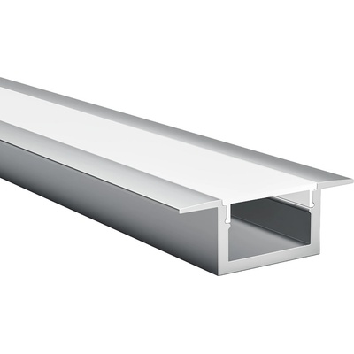 Алуминиев профил за LED лента Board 34x12 мм | С дифузер и капачки | Цена 18, 40€ (35, 99 лв) (LW-BUT-2012A-S)