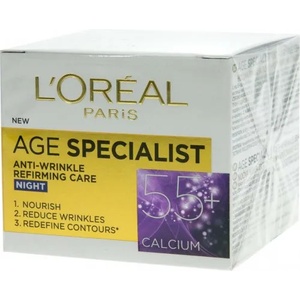 L'Oréal Age Specialist 55+ - Възстановяващ нощен крем против бръчки