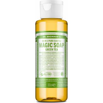 Dr. Bronner's tekuté mýdlo se zeleným čajem 18v1 100 ml