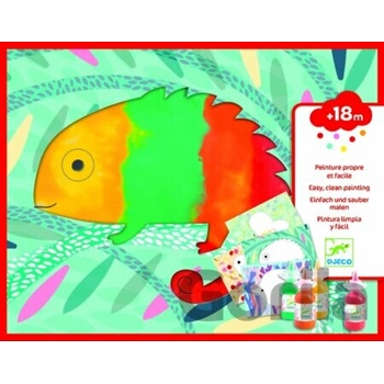 Djeco Prstové farby Vytlač a rozotri