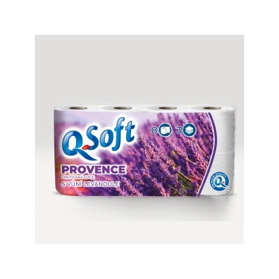 SOLVENT všechny privatky PKS Тоалетна хартия Q Soft (8 бр. /фол. ) 3 бр. Lev LE