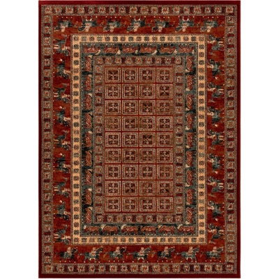Najkoberce Kashqai 4301 300 orientálny / rám terakota / zelený