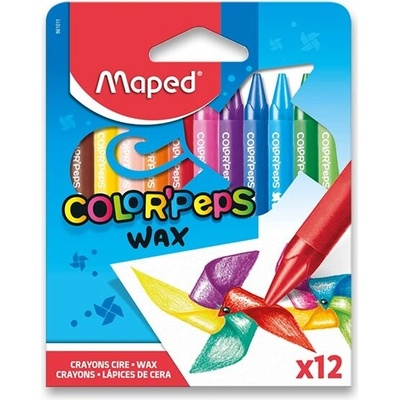Maped Voskovky Color'Peps Wax 12 ks trojhranné – Zboží Dáma