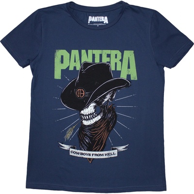 Pantera Skeleton Cowboy Denim Blue S Дамски Риза (<![CDATA[PANTS43LD01]]>)