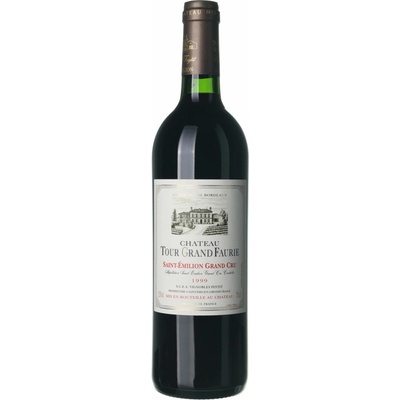Chateau Tour Grand Faurie Saint-Emilion Grand Cru suché červené 1999 12,5% 0,75 l (holá láhev)