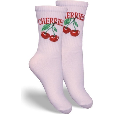 Milena Cherries pudrová rúžová šedá