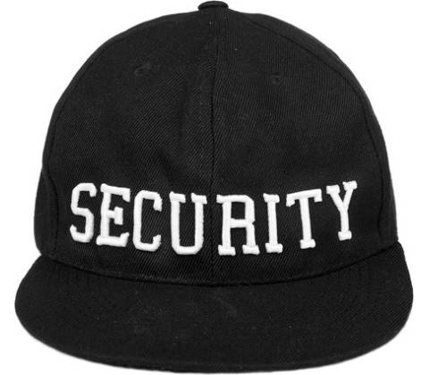 BASEBALL US SECURITY ČIERNA