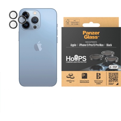 Panzer Стъклен протектор за камера PanzerGlass Hoops за Apple Iphone 13 Pro / 13 Pro Max - Черен