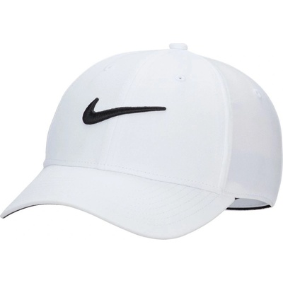 Nike Dri-Fit Club Structured Swoosh Cap white/black