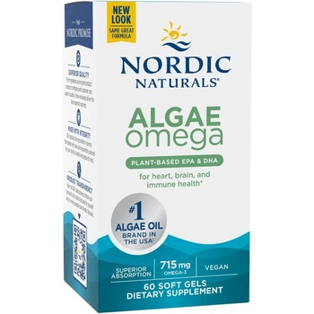 Image 1 of Nordic Naturals Algae Omega 715 mg [60 Гел капсули]