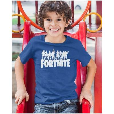 Dětské tričko Fortnite Modrá Canvas Dětské tričko Bezvatriko.cz 1