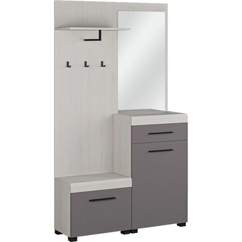 Matis Портманто Genova снежен дъб / антрацит